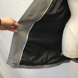 Four Seasons London Black & White Striped Cotton Jacket