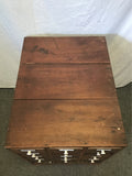 Vintage Solid Cedar Apothecary's Box of Drawers