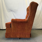 Bitnage Best Chairs Orange Wingback Swivel Rocking Chair