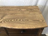 Vintage Craftsman Solid Oak 6-Drawer Chest of Drawers