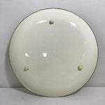 Vintage MC Asta Floral Enamel & Brass 16" Platter