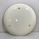 Vintage MC Asta Floral Enamel & Brass 16" Platter