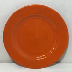 Set of 4 Fun Factory Orange 11" Dinner Plates