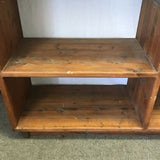 Vintage Danish Modern Solid Pine 4-Tier Shelf