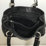 Coach Black Leather Shoulder Bag