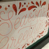 Eltimar Design Framed Small "Season's Greetings" Paper Artwork
