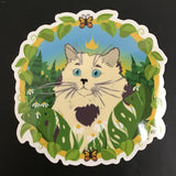 Rachel Feirman Princess Kitty Sticker