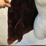 Wilsons Maxima Brown/Purple Leather Coat