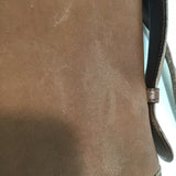 Vintage Coach Brown Leather "Court" Crossbody Bag