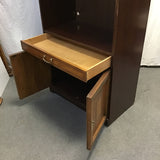 Vintage Kenlea Crafts Cherry Veneer 2-Tier Shelf