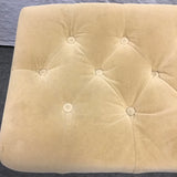 Modern Tan Upholstered Dining Bench
