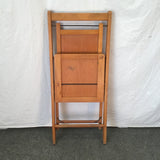 Vintage Craftsman Solid Maple Folding Chair