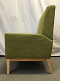 Modern Green Upholstered Armchair