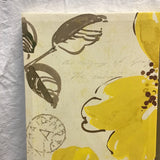 Yellow & Tan Floral Triptych Canvas Art