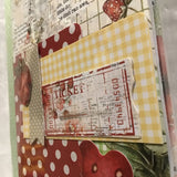 Eltimar Design "Strawberries" Mixed Media "Upholstered" Journal