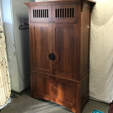 Vintage Mission Ethan Allen Solid Cherry Entertainment Cabinet