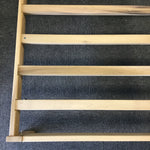 Unfinished Solid Pine Twin Platform Bed