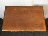 Vintage Continental Furn. Solid Maple 4-Drawer Chest of Drawers & Secretary Desk