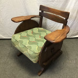 Vintage Farmhouse Solid Pine Armchair