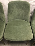 Set of 4 MCM West Elm Jack Metal Frame Dining Chairs