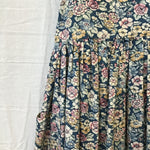 Threads Floral Cotton Pleated Fit & Flare Midi Dress