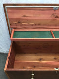 Vintage MCM Lane Cherry Veneer 1-Drawer Cedar Chest