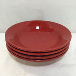 Set of 4 Fun Factory Red Dinner Bowls