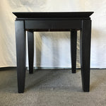 Single Black Ashley Furniture "Delormy" Black End Table