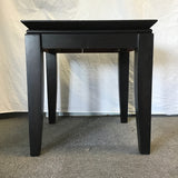 Single Black Ashley Furniture "Delormy" Black End Table