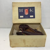 1940's M & K Tokyo Burgundy Alligator Pumps