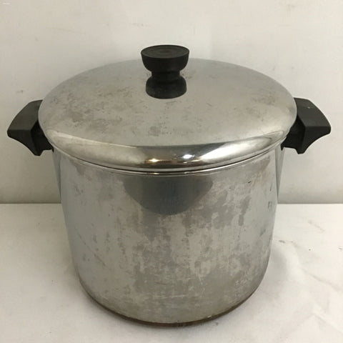 Vintage Revere Ware Copper Bottom 8QT Stock Pot