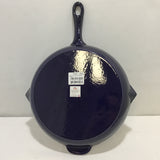 New In Box! Staub Dark Blue Enameled Cast Iron 12" Frying Pan