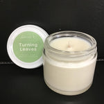Lavender in Luxe 2oz "Turning Leaves" Candle in Clear Glass Jar