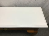Vintage Medium-Stained & White-Painted Oak Laminate Sofa Table