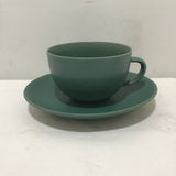 Arabia of Finland GreenCeramic Mug & Saucer