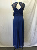 New With Tags! Alex Evenings Dark Marine Faux-Wrap Dress