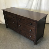 Crate & Barrel Craftsman "Brighton" 6-Drawer Dresser