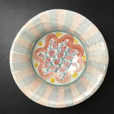 Retired Mackenzie-Childs "Rose Cottage" Ceramic Cereal Bowl