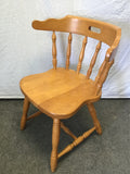 Vintage Craftsman Solid Cherry Kneehole Desk & Chair Set