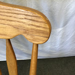 Vintage Solid Oak Arrow-Back Rocking Chair