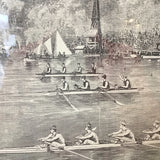 Framed W. P. Snyder "Saratoga Regatta" Print