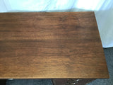 Vintage MC Bassett Walnut Veneer 7-Drawer Kneehole Desk