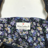 Adriana Cárdenas B. Handmade "Mezclilla & Punto de Cruz" Quilted Bag