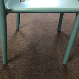Contemporary MCM Magis Light Blue Painted Resin Air Chair by Jasper Morrison