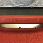 Vintage Samsonite Red Plastic Suitcase