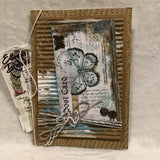 Eltimar Design "Butterfly" Mixed Media Art "Upholstered" Journal