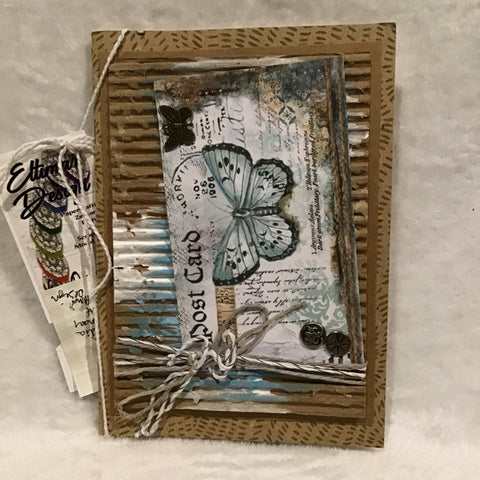Eltimar Design "Butterfly" Mixed Media Art "Upholstered" Journal