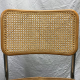 Vintage MCM Caned Cantilever Accent Chair