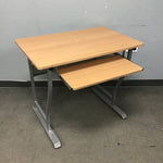 Vintage Laminate & Metal Computer Desk