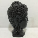 Modern Black Ceramic Buddha Head